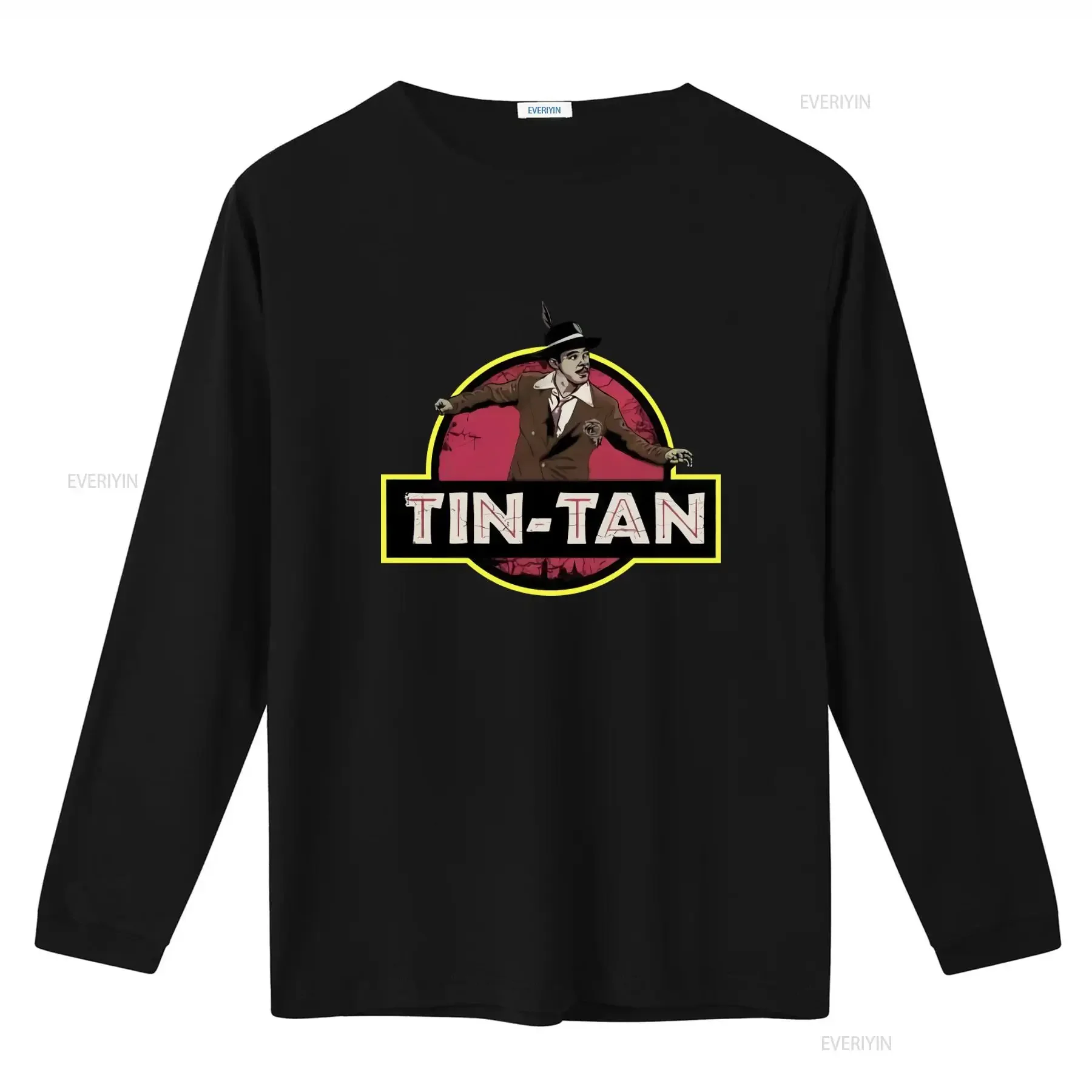 TIN TAN Jurassic Logo Vintage Style Pachuco Cholo Chicano Mexico T Shirt vintage Washed Slightly Breathable graphic