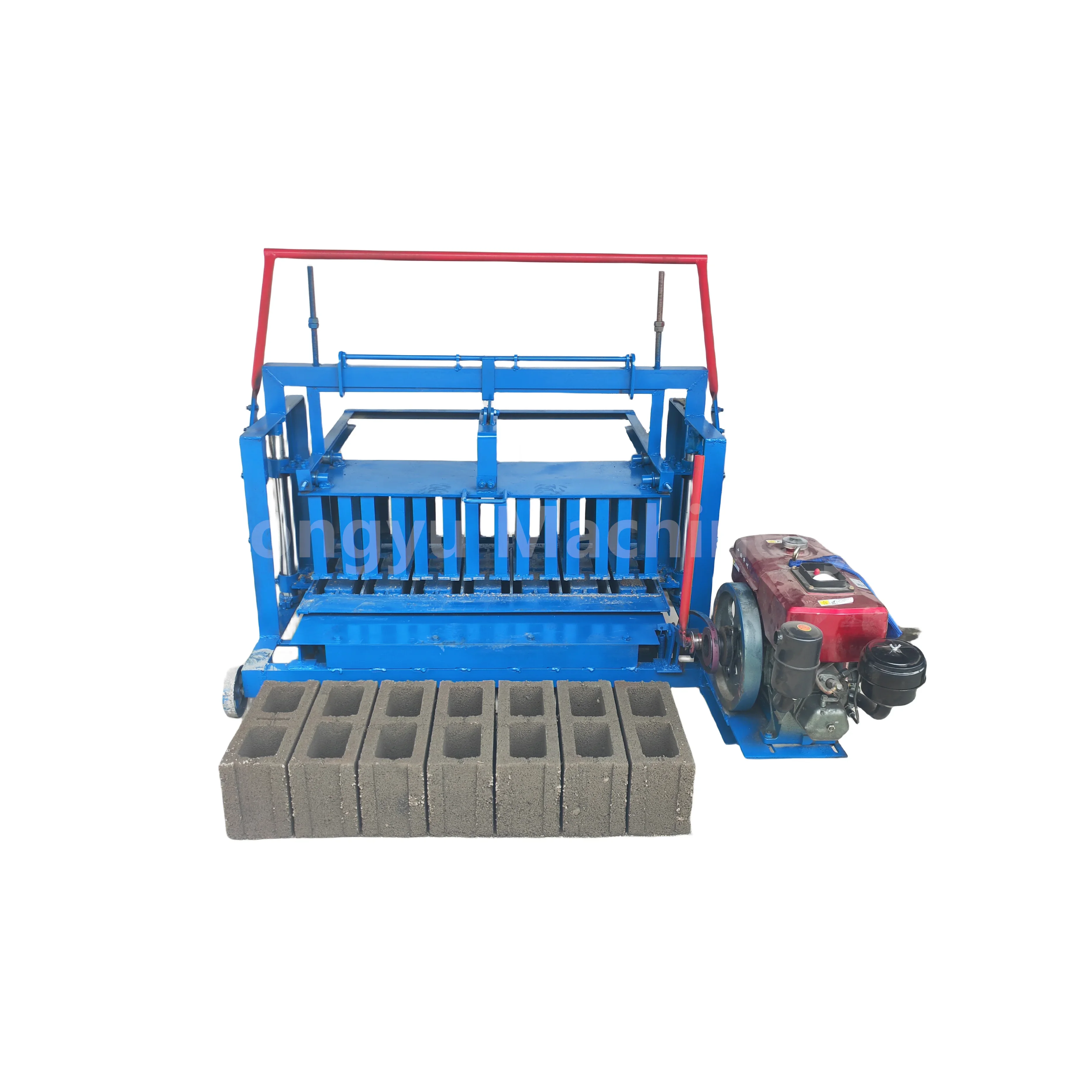 

Egg Laying 2-45 Small Concrete Cement Block Brick Making Machine For Sale In Uganda