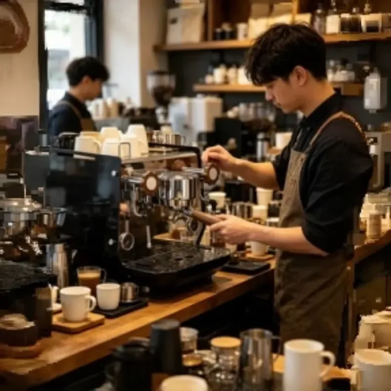 Manual Espresso Machine With Pressure Gauge Classic Italian Coffee For Home Barista