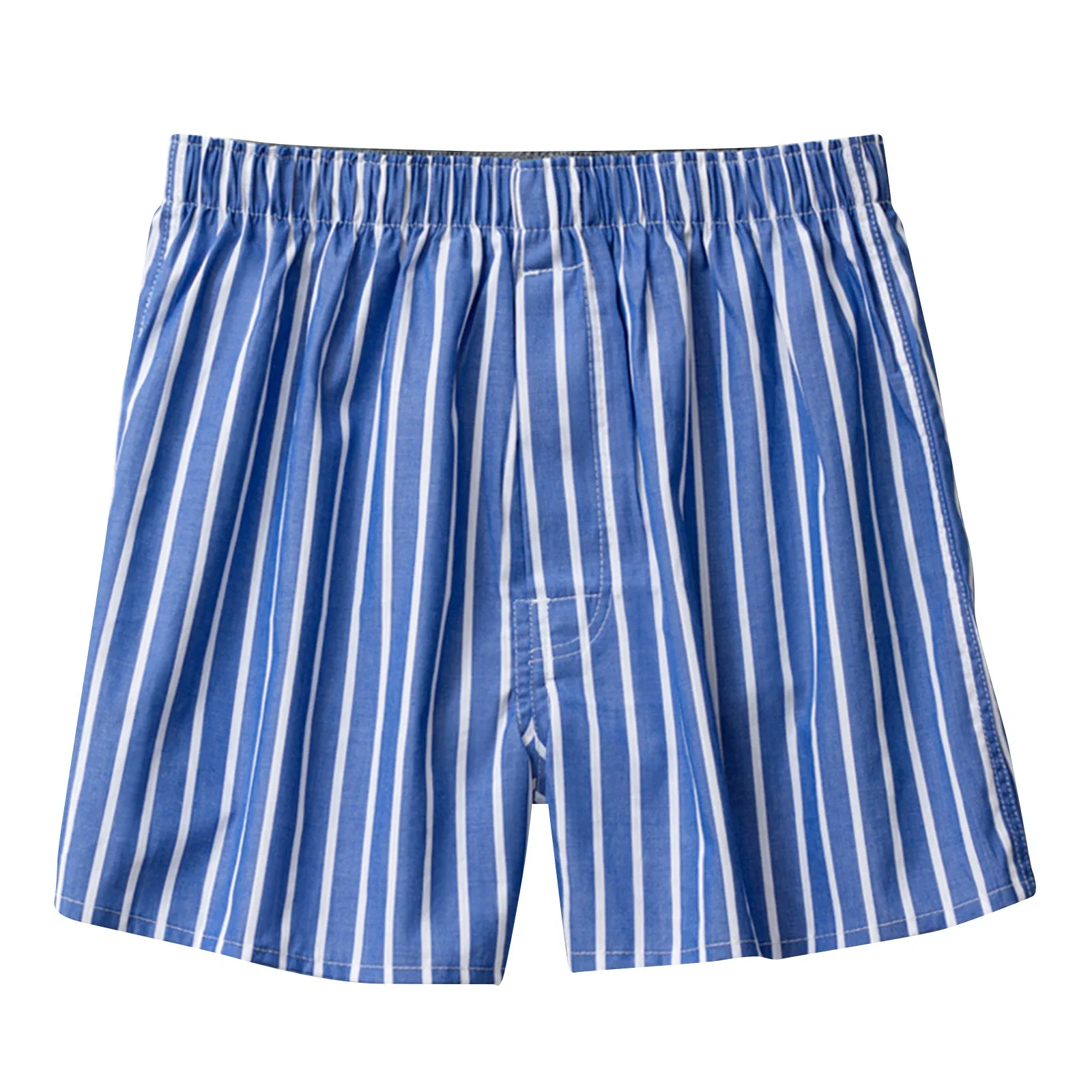 Striped Shorts Mens Cotton Sleep Bottoms Lounge Home Pajama Pants Elastic Waist Underwear Boxers Man Jogger Yoga Sport Shorts