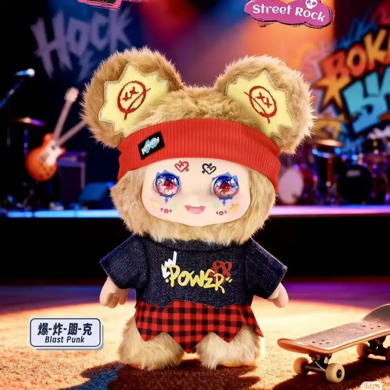 Nouveau véritable Kimmon Street Rock série boîte aveugle Kawaii vinyle en peluche poupée sac pendentif décor ornement jouet à la mode filles enfants cadeau
