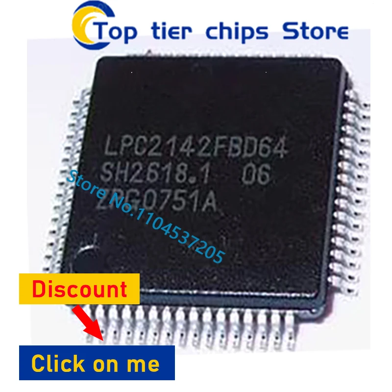 

5 шт./лот LPC2142FBD64 LPC2142 QFP64 новый оригинальный в наличии