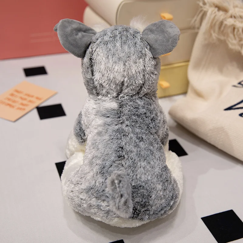 22/30/40CM Schöne Plüsch Schnauzer Plüsch Spielzeug Gefüllte Weiche Tier Puppen Kawaii Schnauzer Hund Schöne Geburtstag weihnachten Geschenke – Detail 7