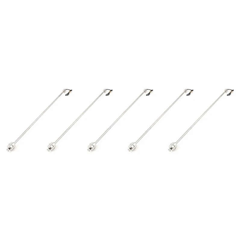 5 Pcs 50Cm Stainless Steel Water Level Liquid Sensor Vertical Float Switch