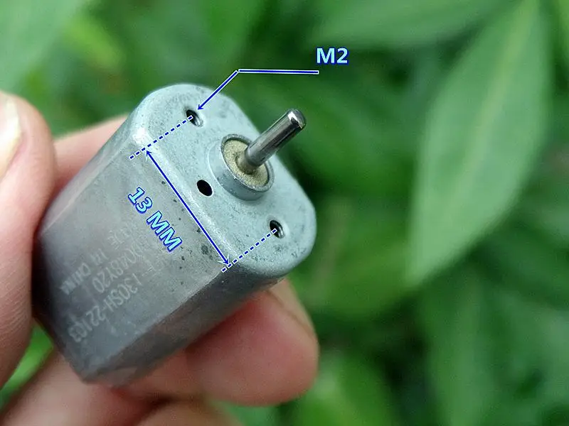 130SH Precious Metal Brush DC3V-6V Metal Back Cover, Precision, Micro DC Motor