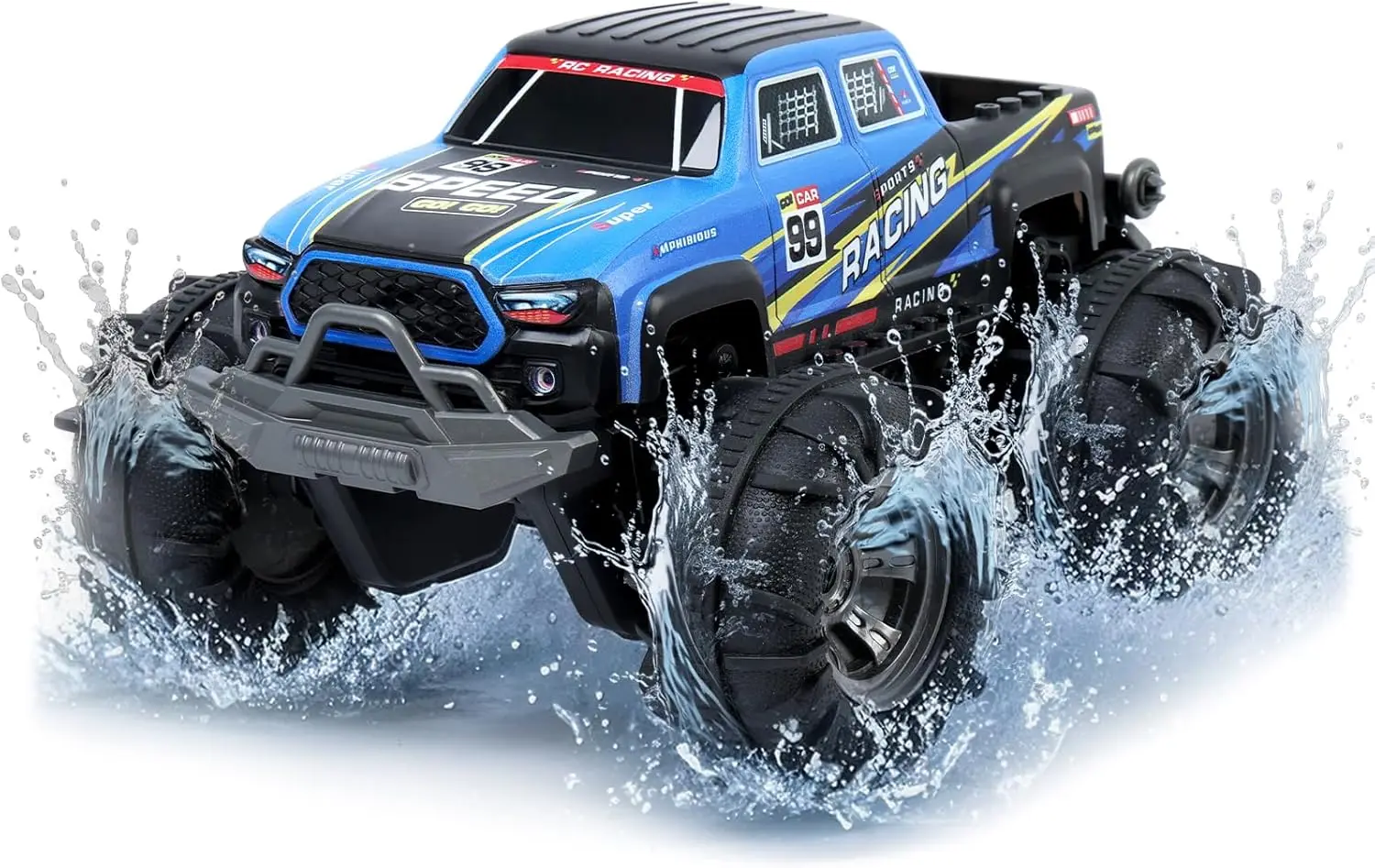 

Waterproof 4WD RC Monster Truck, Amphibious Hand Gesture Control Off-Road Toy for Kids Ages 6-12