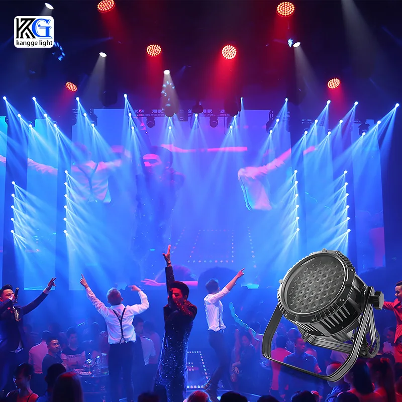 Led Par Light Waterproof IP65 LED Par DMX Light Outdoor IP65 DMX Stage Light Effect Wash Light Professional for DJ DISCO Party