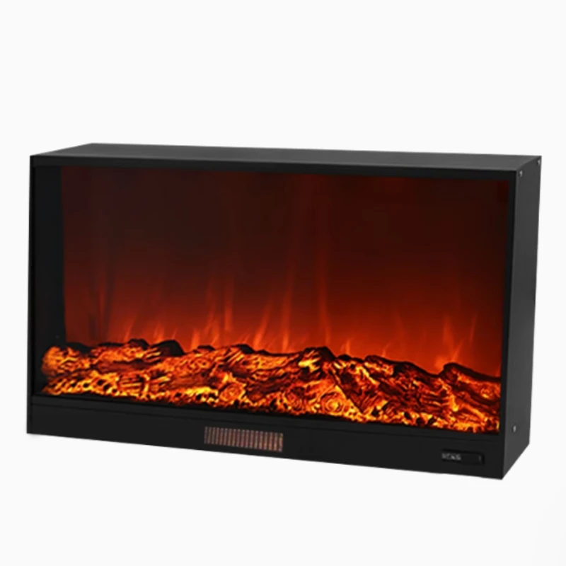 

Customizable Electronic Fireplace Decorative Cabinet Factory Straight Hair Simulates Flame for Indoor Heating Villas Made Wood