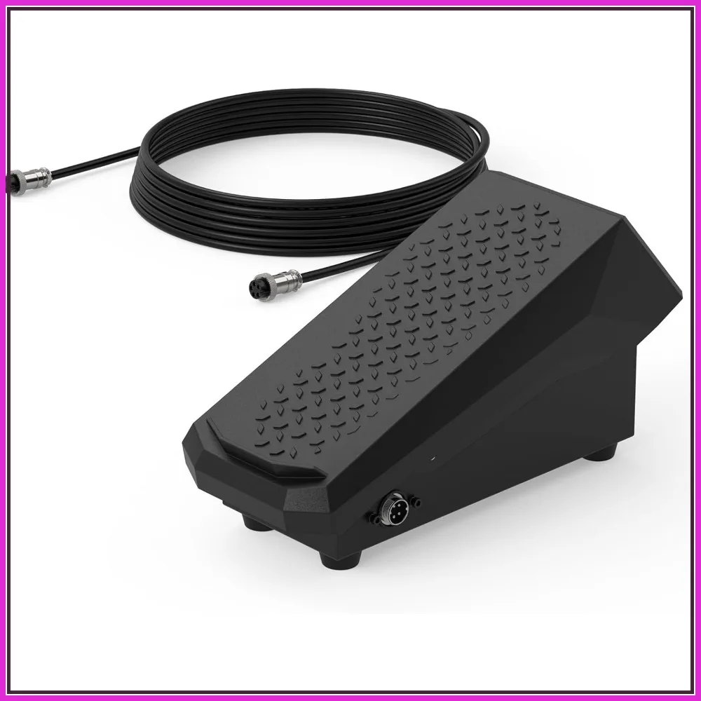

TIG Welding Foot Pedal Amp Control for 5-Pin Torch Welders, 16" Cord