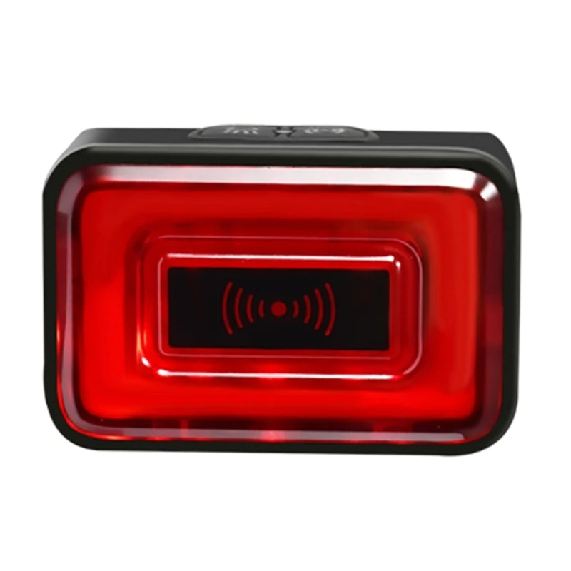 Bicycles Radars Tail Light, Bike Rear View Radars Taillight, Bike Rear Light with Visual Alerts for Approaching Dropship