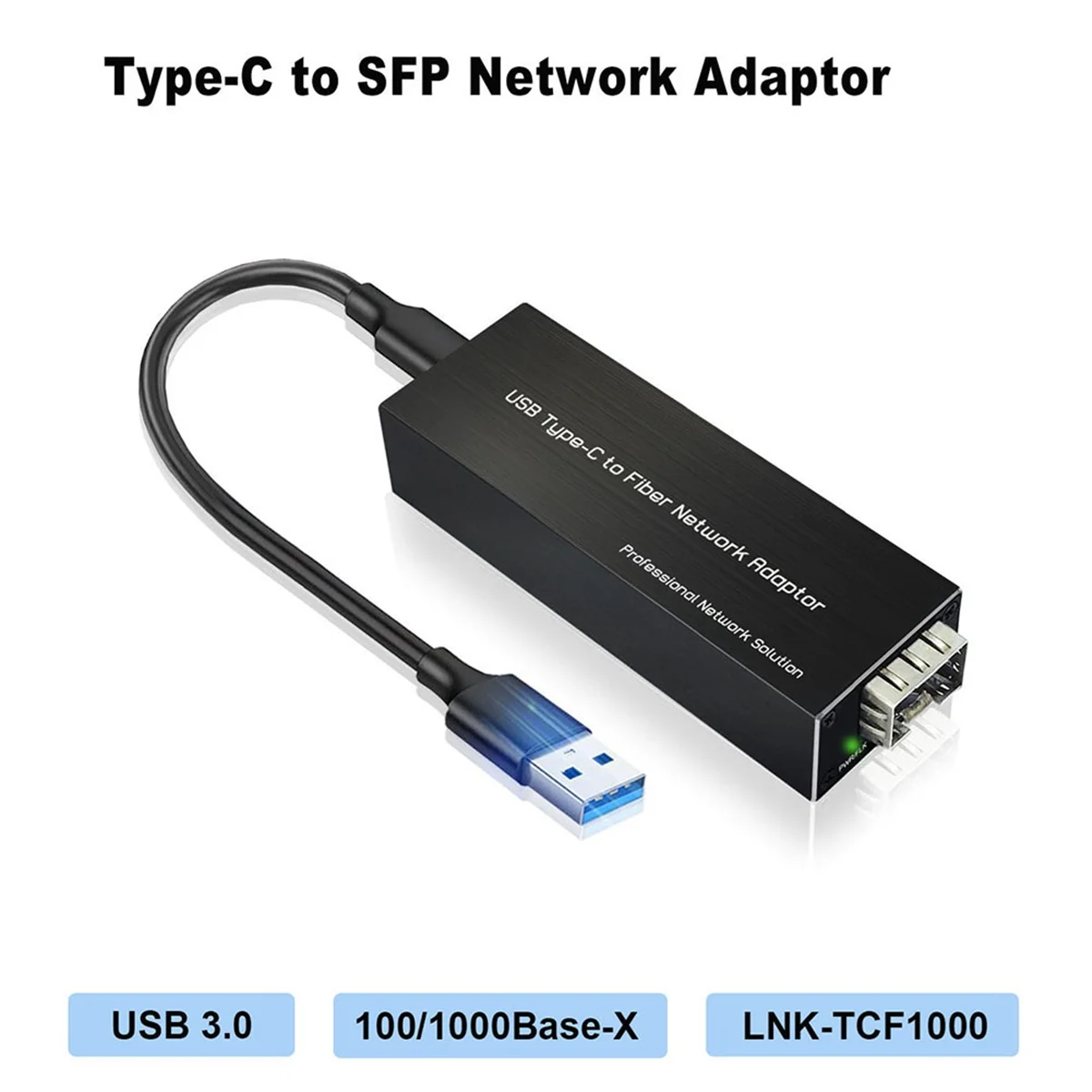 

X62A_USB-C — SFP Gigabit Ethernet-адаптер Type-C — 1000Base-X SFP