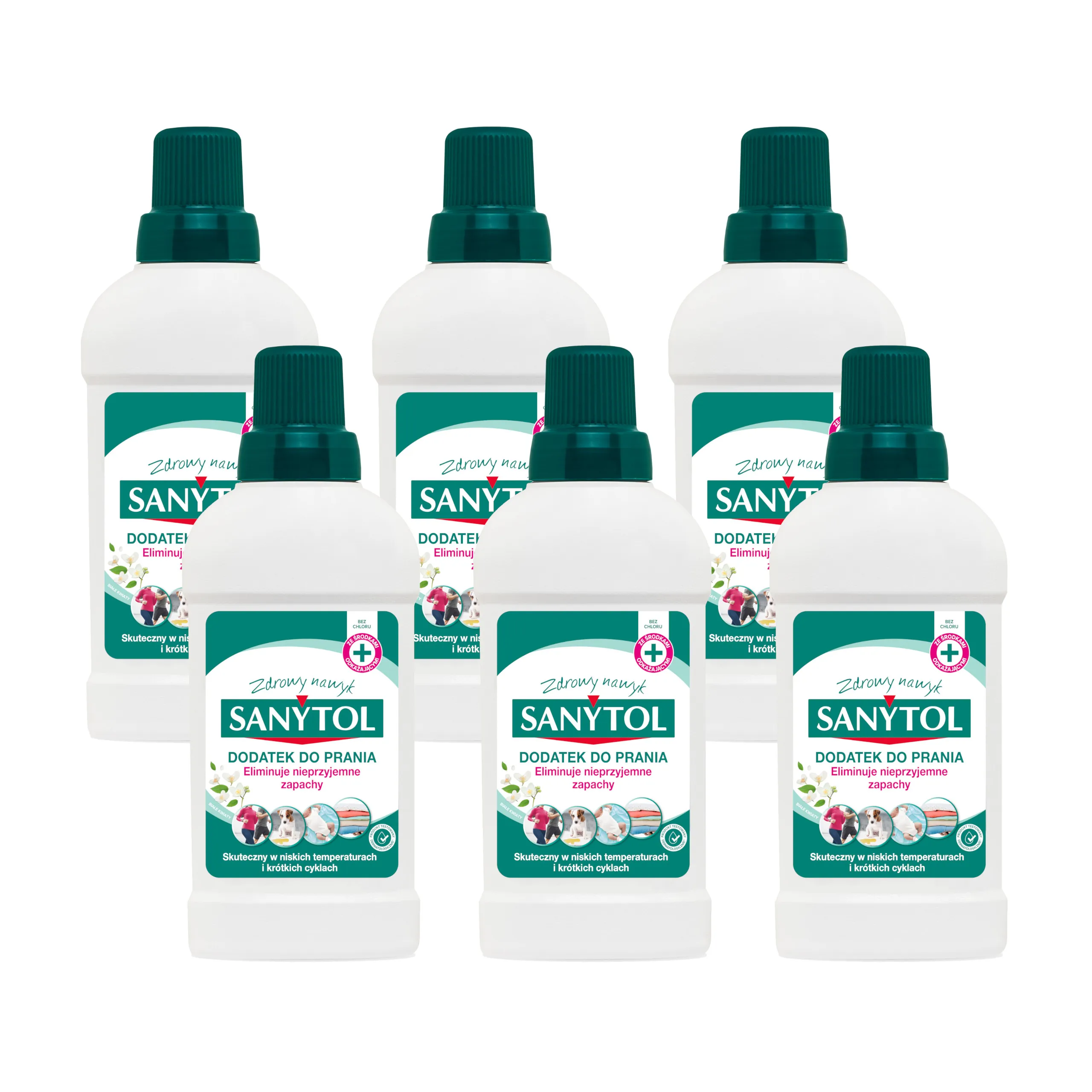 SANYTOL-aditivo de lavado, flores blancas, 500 ml, 6x