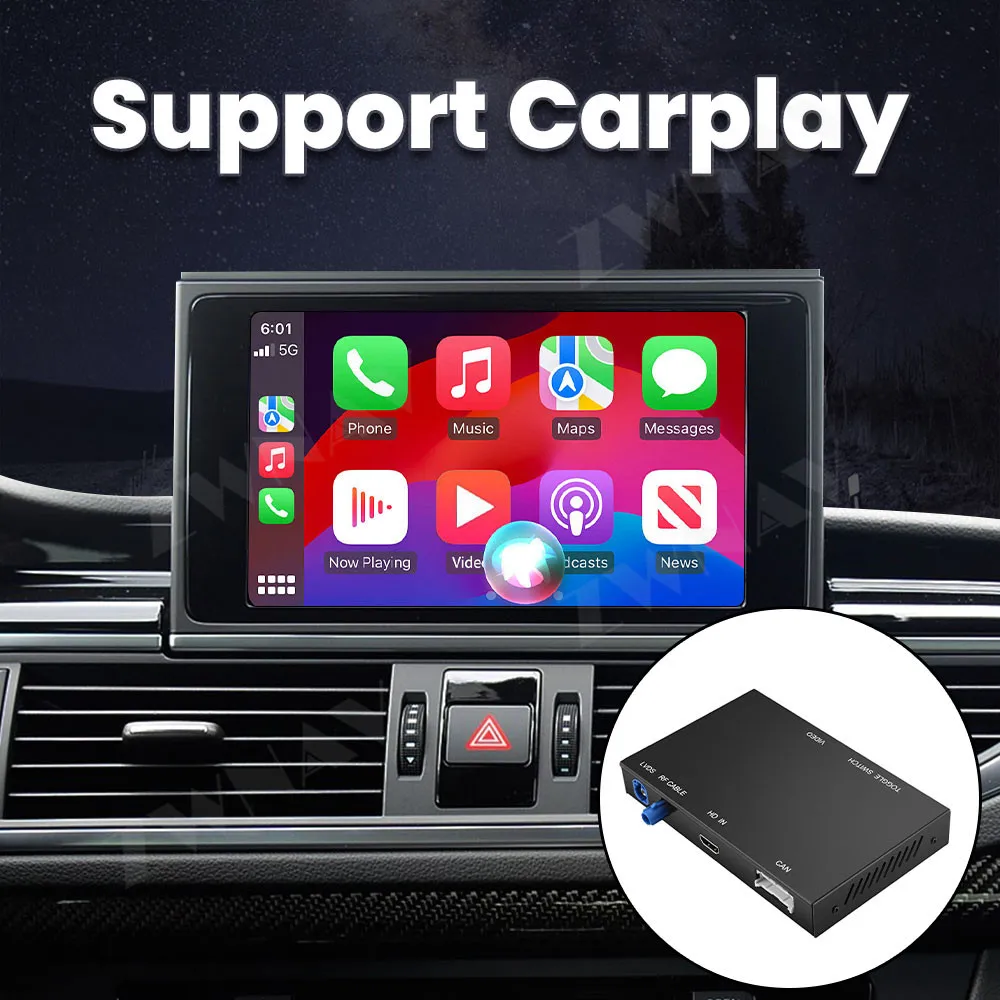 2024! Latest Android For AudI All Models Smart Decoder Box Wireless Carplay Decoding Box With Multimedia Original Screen Update