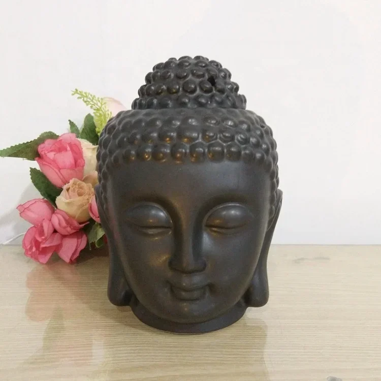 Hand-hollowed incense wax appliances Thai-style Buddha statue ceramic crafts Buddha Aroma Burner