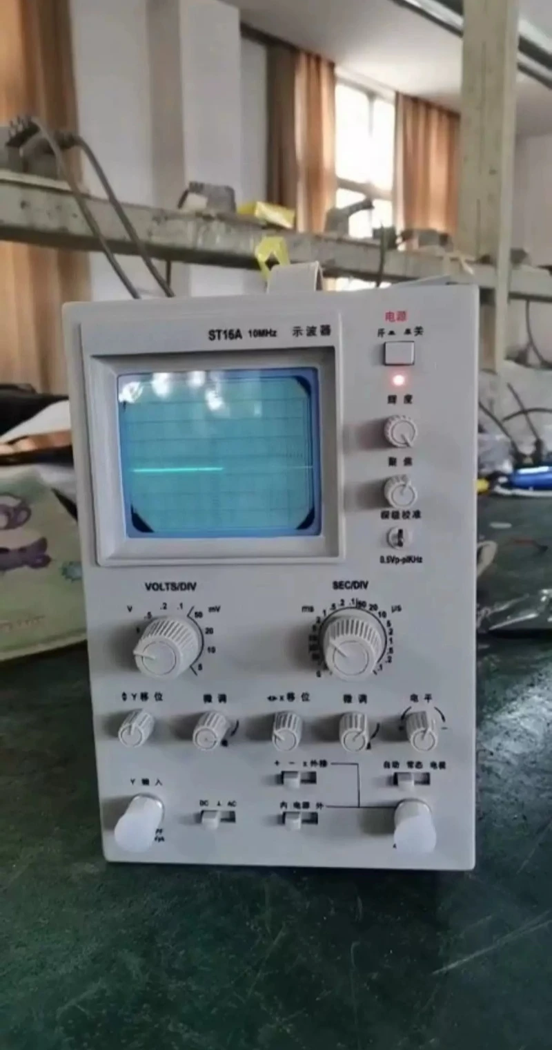 ST16A 10MHz Single Trace Waveform Testing Device CA8016 Single Channel Portable Tester for Lab Electronic Circuit