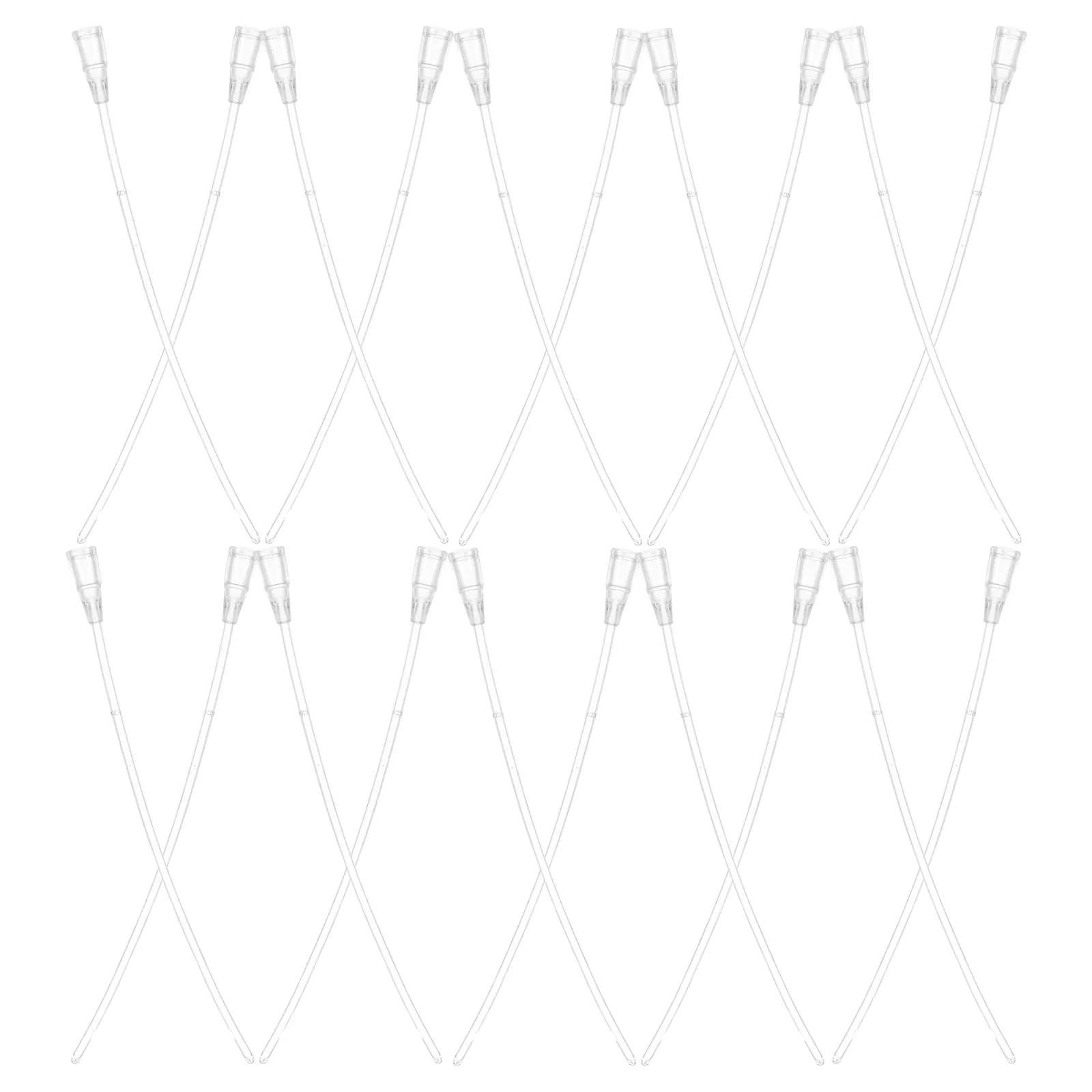 

50 Pcs Bird Water Feeding Hose Parrot Tool Transparent Tube Feeder Pet Liquid Kit