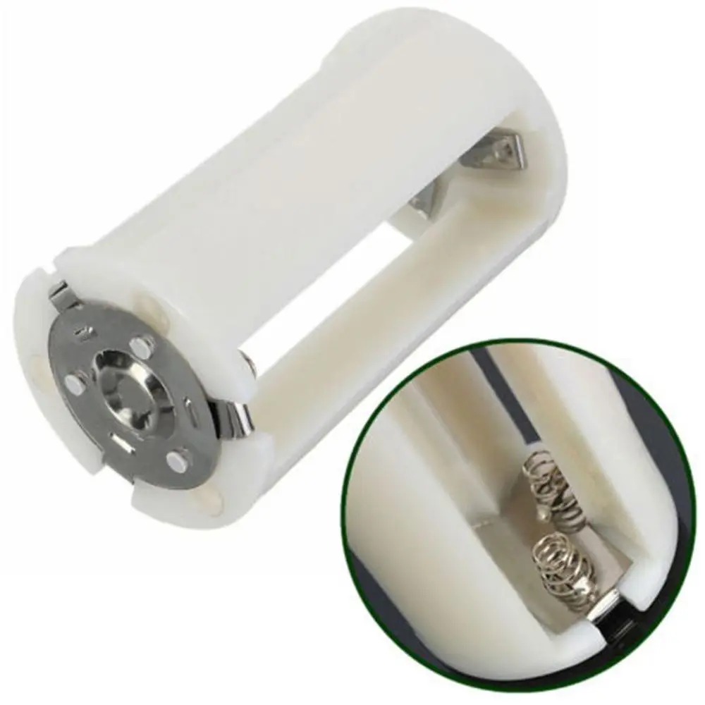 Box Batteries Holder Plastic 3pc AA To D Size Battery Conversion Box Battery Converter Battery Switcher Battery Adapter Case