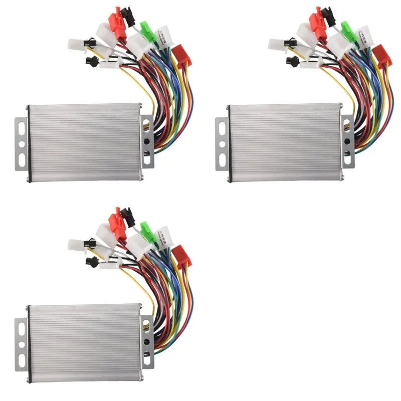 

ABVE-3X Electric Bike Motor Controller 36V/48V 350W12 Tube Brushless DC Motor Controller For Electric Bicycle E-Bike Scooter