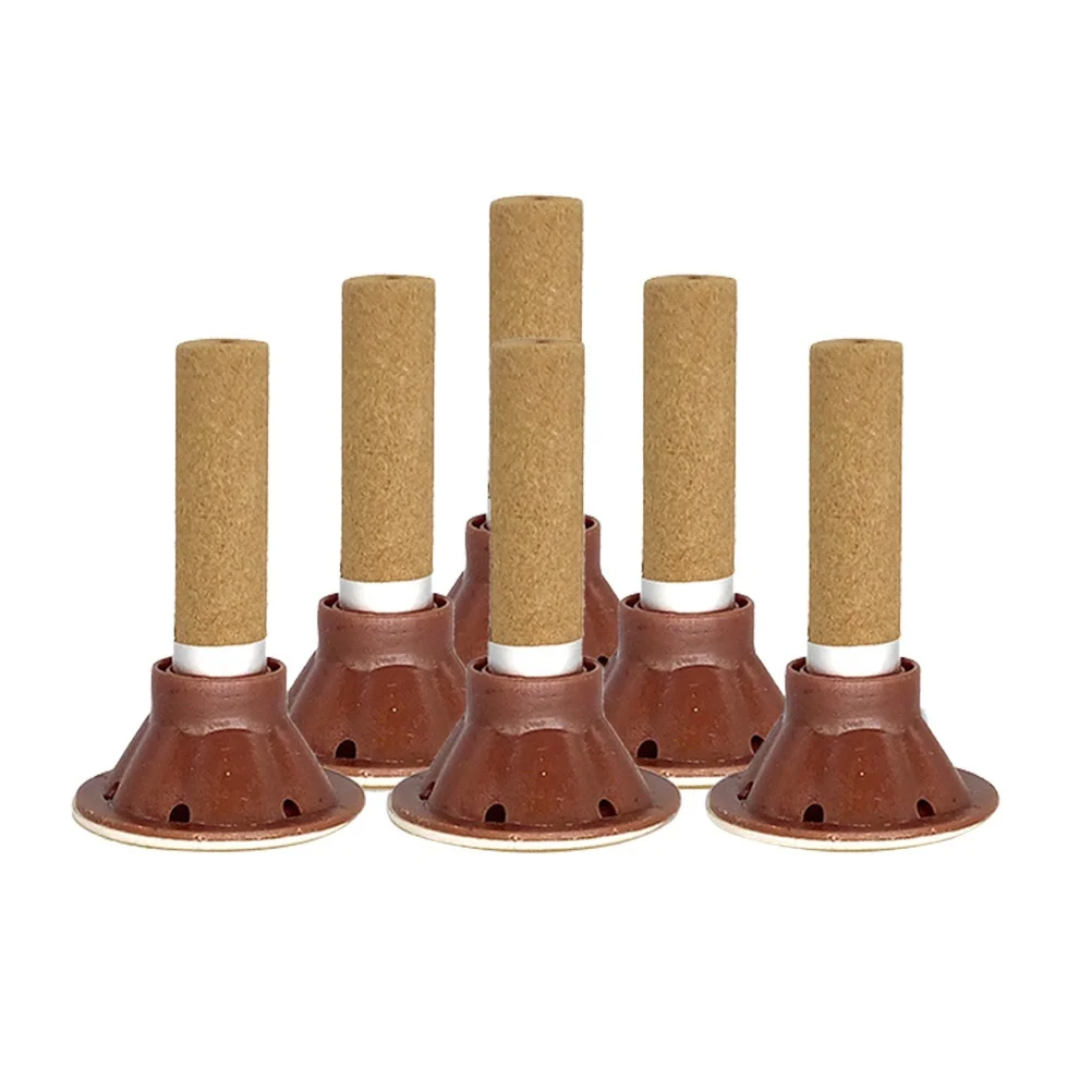 

50Pcs Moxa Rolls Moxibustion Sticks Self-Adhesive Base Thermal Buffer for Elbow Shoulder Knee Back Ache