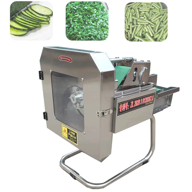 

Dual Motor Quick Onion Slicer Dicing Automatic Leafy Vegetable Cutting Machine Potato Dicer Fruit Cutter Machine