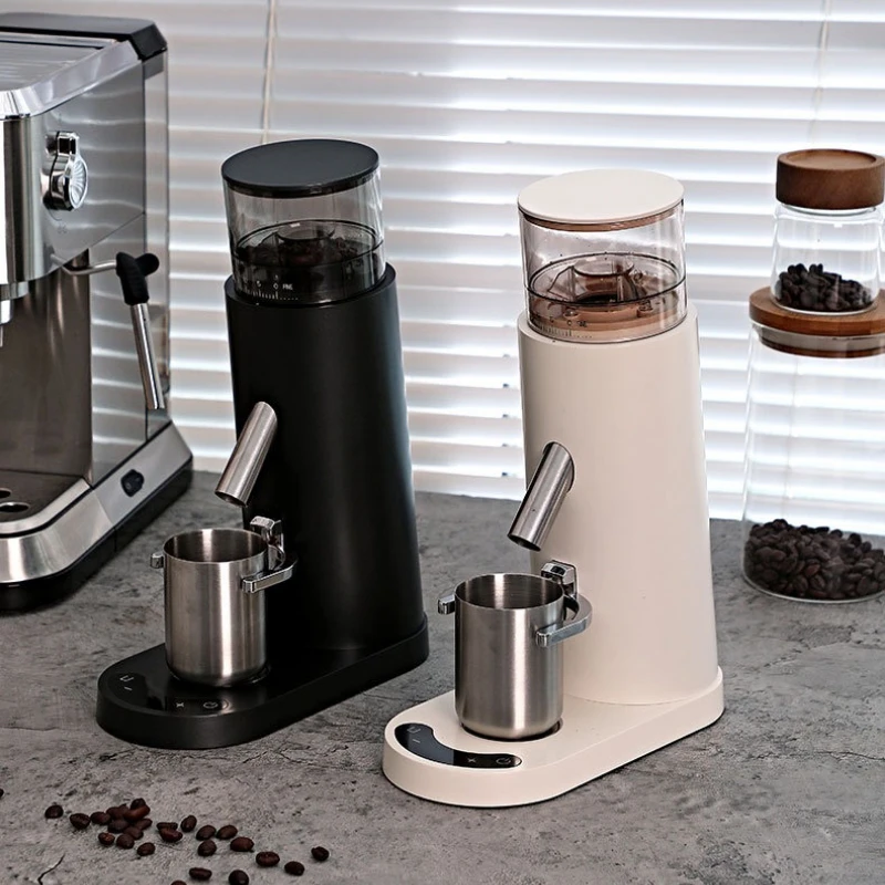 Compact Electric Coffee Grinding Unit Adjustable Grind Size for Pour Over and Espresso Brewing
