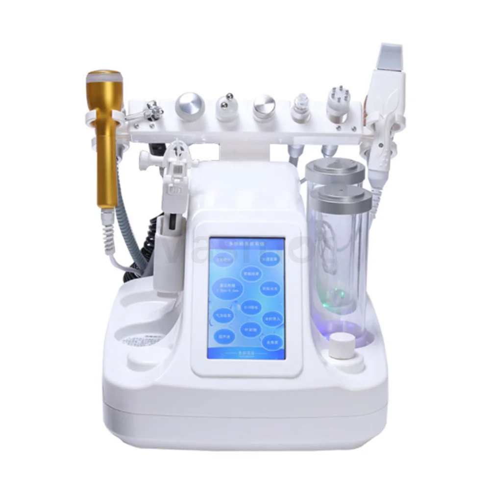 Hydrogen Oxygen Small Bubble Facial Comprehensive Management Machine Ultrasonic Cleaning Shoveling Blackhead Oxygen Injection