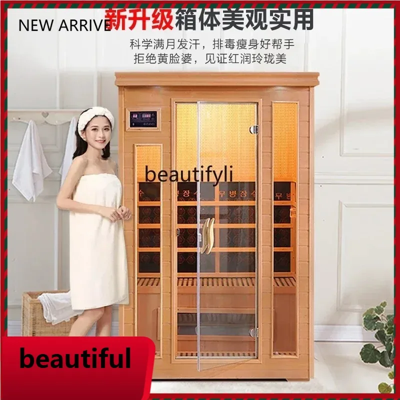 

F185 cqySteam room Household sauna room Single double light wave room Dry steamer