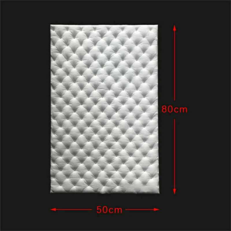 50x80cm Car Sound Insulation Cotton Soundproofing Noise Deadening Mat Self Adhesive Waterproof Flame Retardant