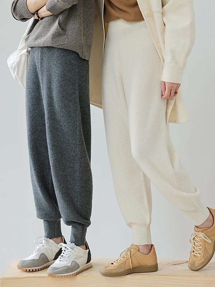 

Оригинальный дизайн, вязаные брюки Camere, облегающие, мягкие, приятные для кожи, женские модные повседневные брюки, удобные для поездок на работу