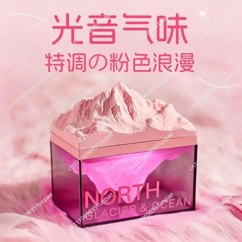 Snow Mountain Diffuser, Stone Mountain Range Polar Glacier Diffuser, Decorative Sound and Fragrance Stone Diffuser