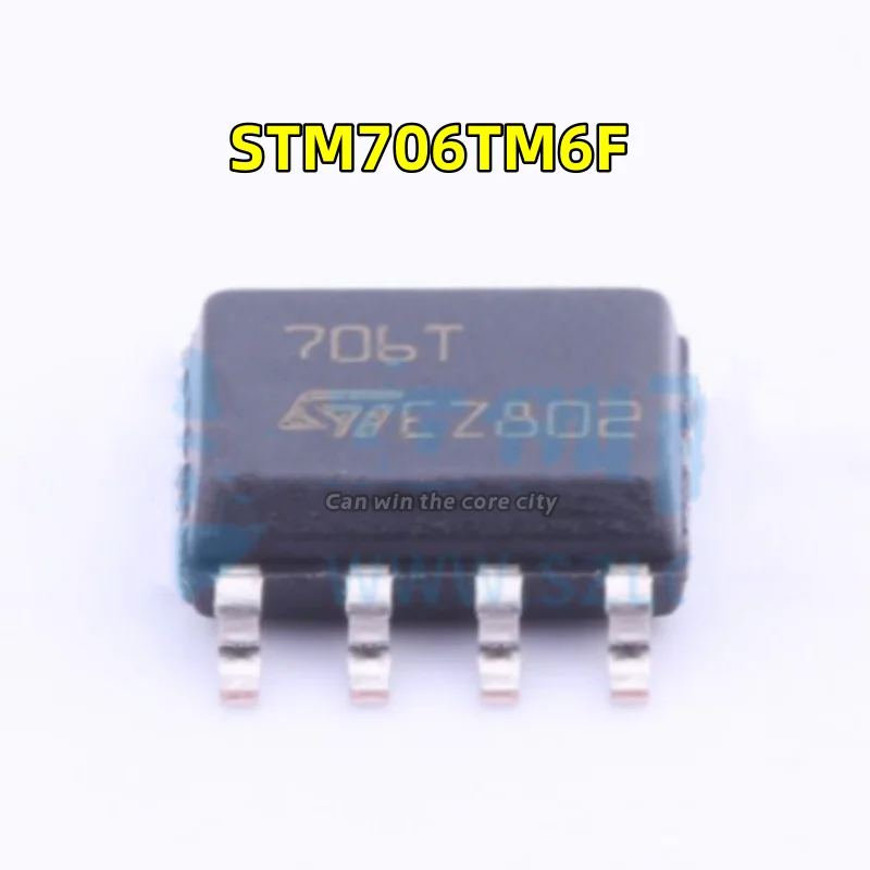 

1-100 PCS/LOT Monitoring and reset chip STM706TM6F screen printing 706T package: SOP-8 brand new original