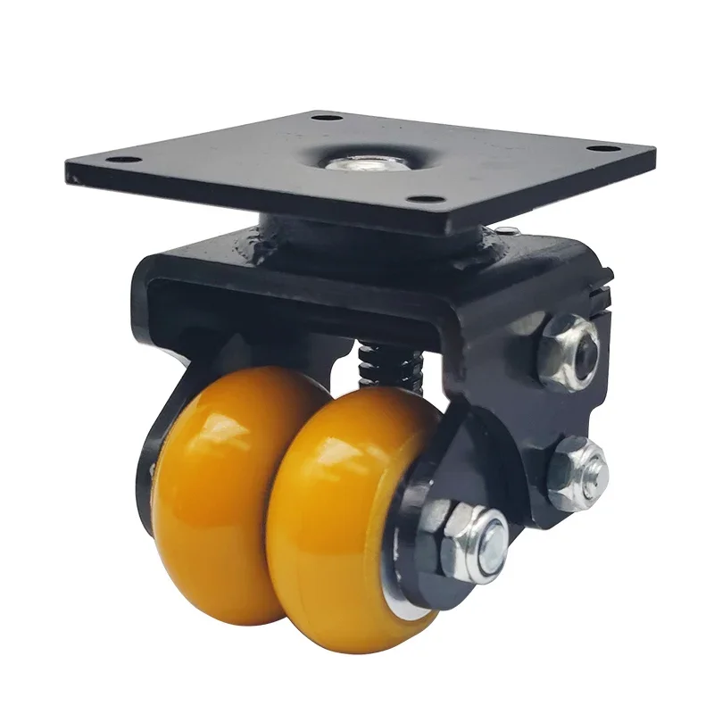 silent ultra-low shock-absorbing casters 15310 spring agv  wheel ro b ot polyurethane wheels