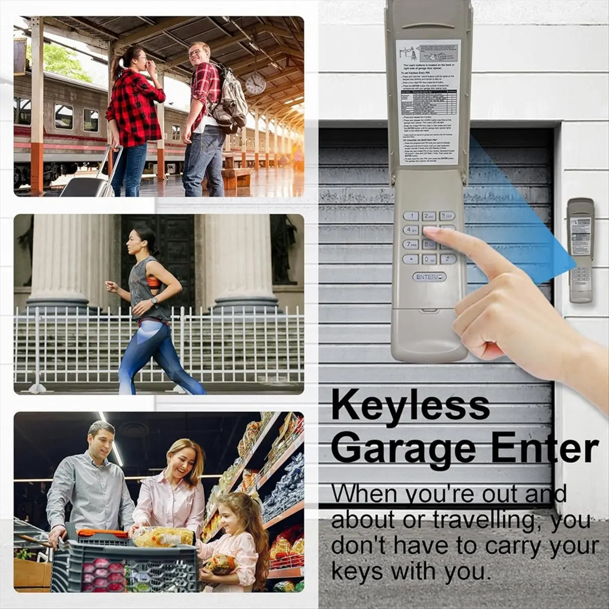 Garage Door Opener Keypads & Remotes for Openers Replaces 877MAX
