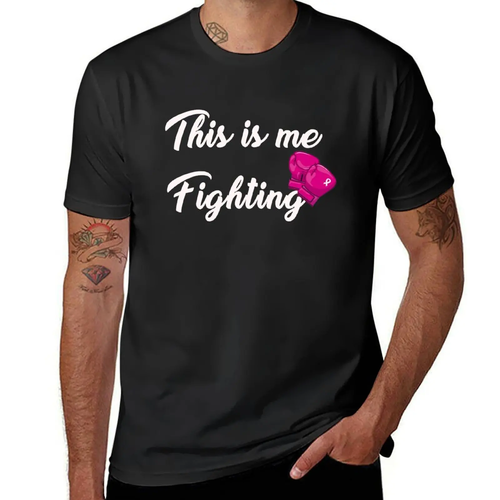 

This is Me Fighting Breast Cancer awareness T-Shirt Louboutins shirts graphic man clothes Funny t-shirts men clothing
