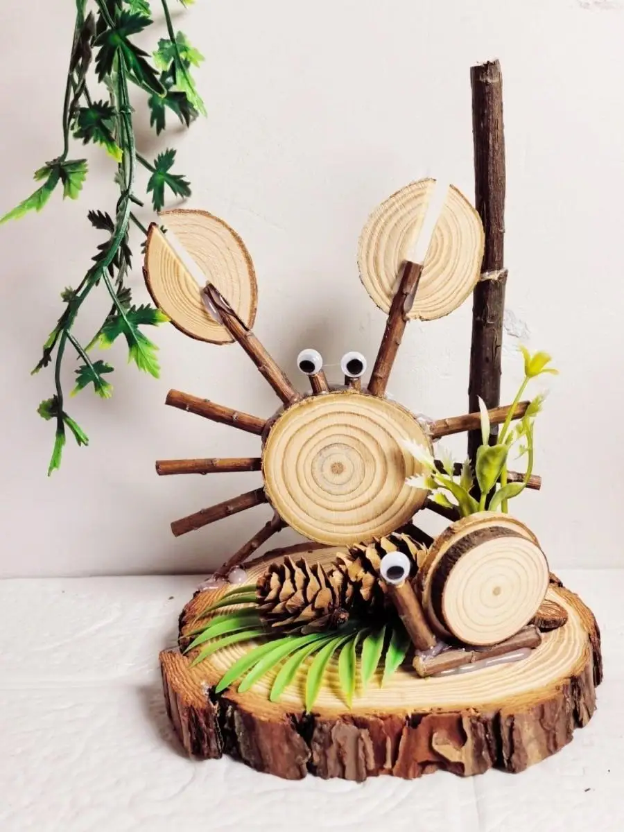 

Детские развивающие игрушки для творчества своими руками: животные из деревянных веток, материал для занятий родителей и детей, для детского сада