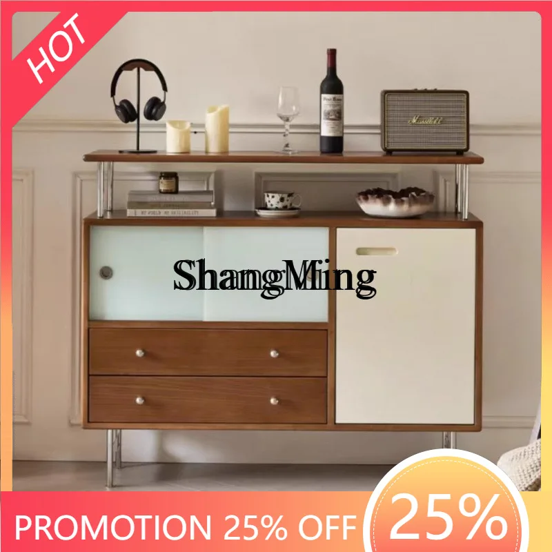 

FG medieval TV cabinet simple living room wall integrated locker color matching creative storage cabinet