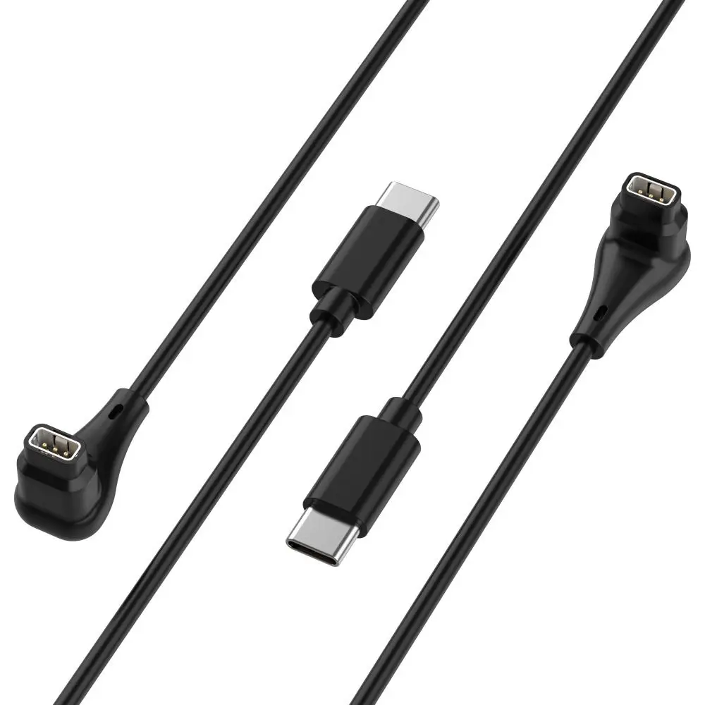 كابل شحن ساعة بطول 1 متر USB-A سلك شاحن سريع الشحن من النوع C سلك شحن طاقة الساعة لـ COROS PACE Pro