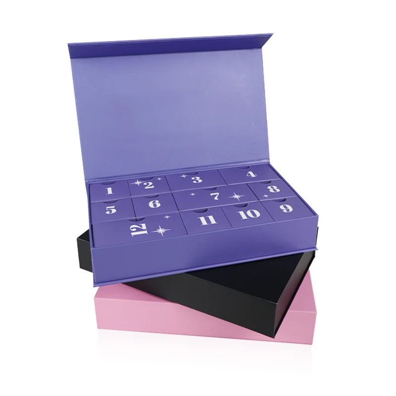 2025.Custom Advent Calendar Box Wholesale Low MOQ Cosmetic Packaging Fast Shipping for Brands - Image 6