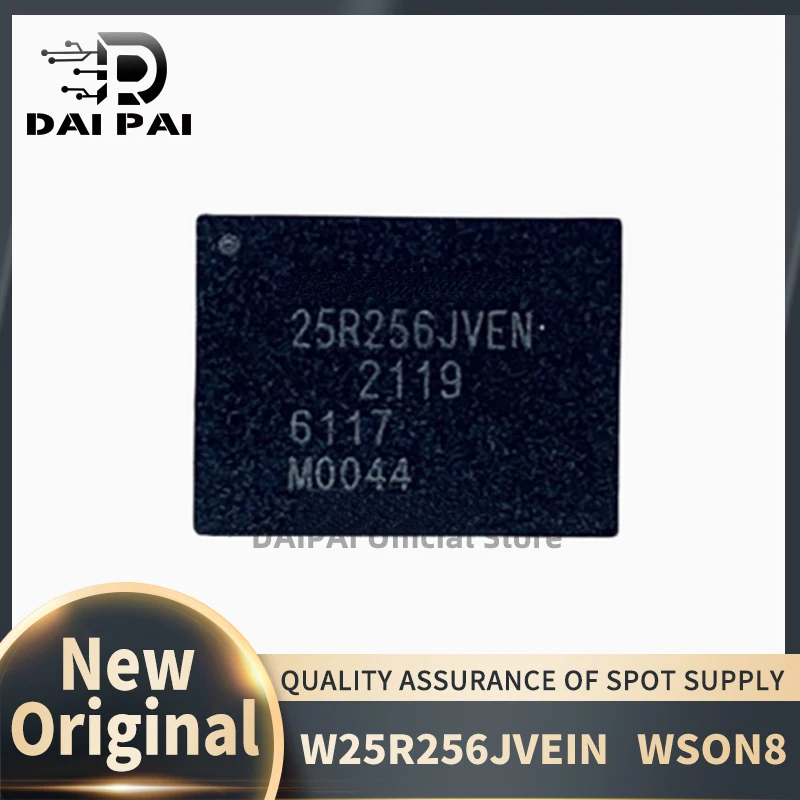 (10Pcs/Lot) 100% New original W25R256JVEIN 25R256JVEN WSON8 Chipset