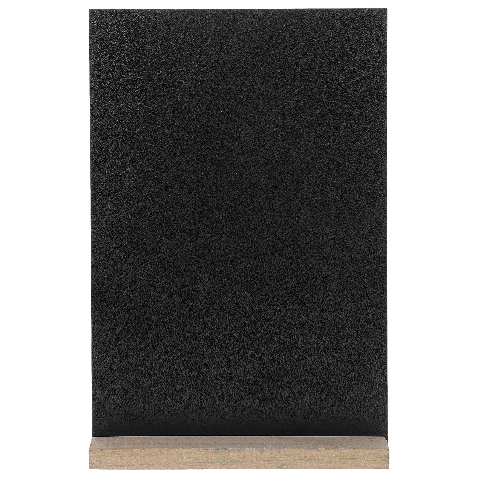 1 قطعة سبورة خشبية صغيرة مع قاعدة متعددة الاستخدامات على الوجهين السبورة لحفل الزفاف التخرج كشك الطعام مكتب الديكور #3