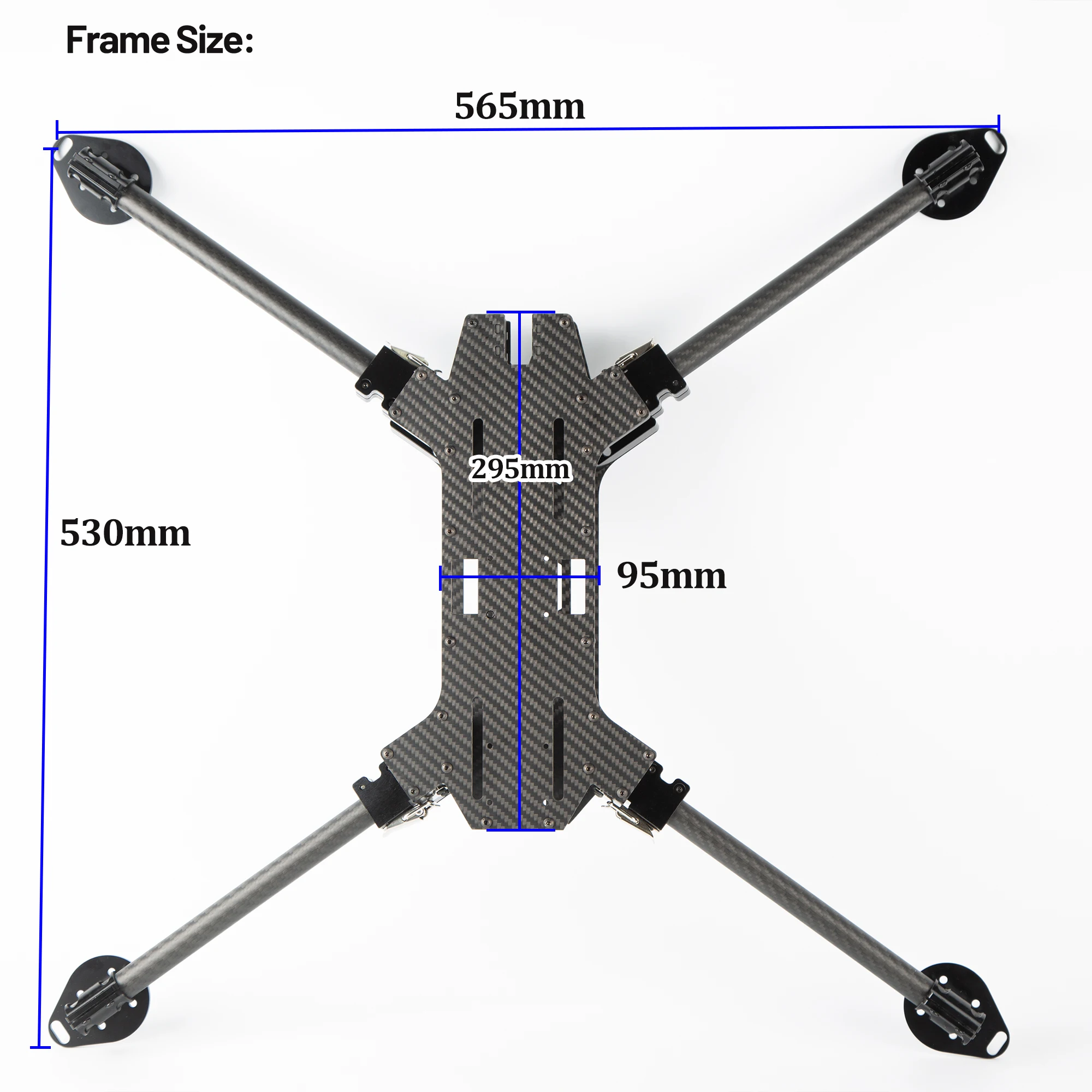 FPV طقم إطارات قابل للطي 15 بوصة 670 مللي متر قاعدة العجلات ألياف الكربون ل RC حرة طويلة المدى سباق الطائرة بدون طيار كوادكوبتر