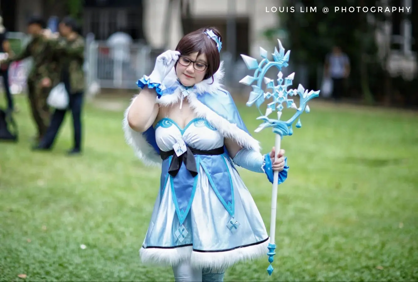 Game Overwatch Mei Ling Zhou Magic Stick Cosplay Props Halloween Christmas Carnival Cosplay Party Props Accessories