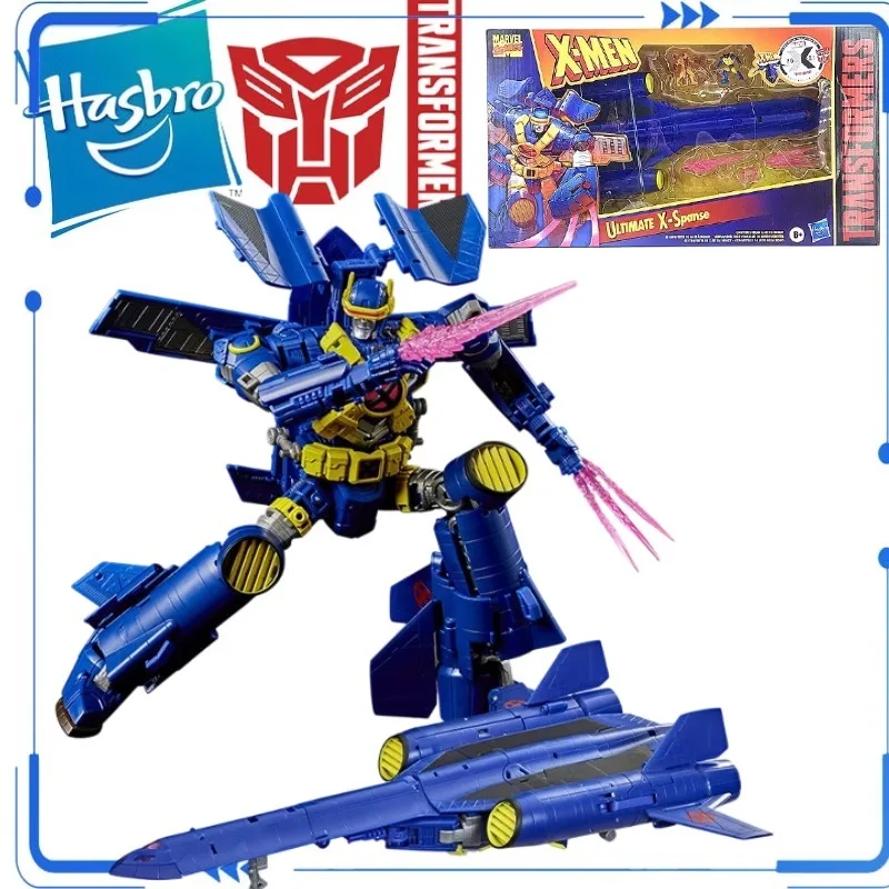 Figuras de Acción Coleccionables Originales de Hasbro Transformers X Marvel X-Men Ultimate X-Spanse, Adornos en Stock