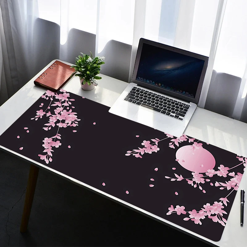 

Mouse Pad Laptop Gaming Mats HD Extended Pad Rubber Cartoon Mouse Mat Computer Gamer Mousepad PC Accessories Sakura Keyboard Pad