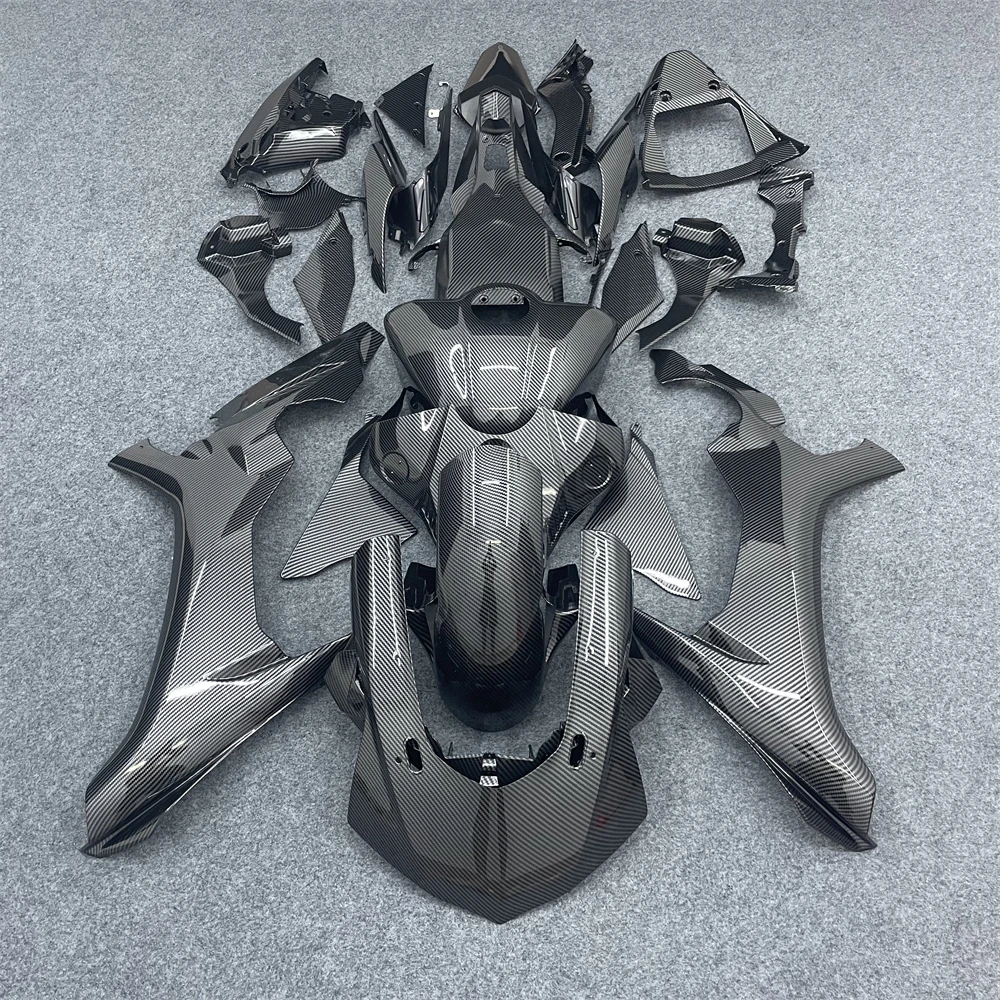 Die ABS-Verkleidung ist für das Motorrad Yamaha R1 R1M 2015, 2016, 2017, 2018, 2019, Bodykit-Carbonfaserfarbe geeignet