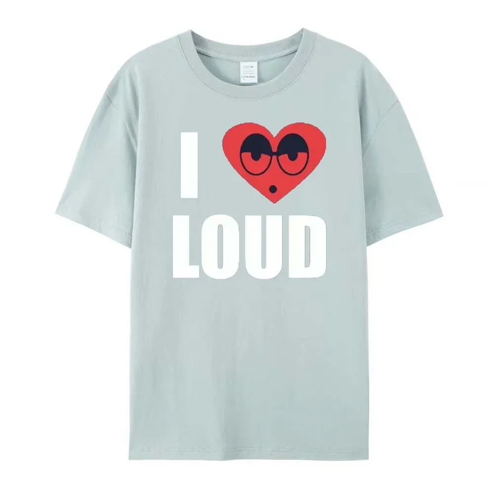 Chief Keef I Love Loud Same Style Men‘s T-Shirt Cotton Tops Tees Male Fashion Short Sleeve Clothing Oversize Streetwear