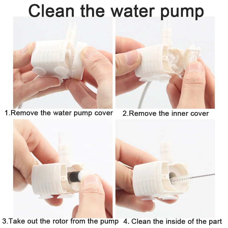 Water Pump For Cat Water Fountain Pump Accessories Mute Water Pump For Cat Drinker Dispenser Replacement Cat Fountain Water Pump