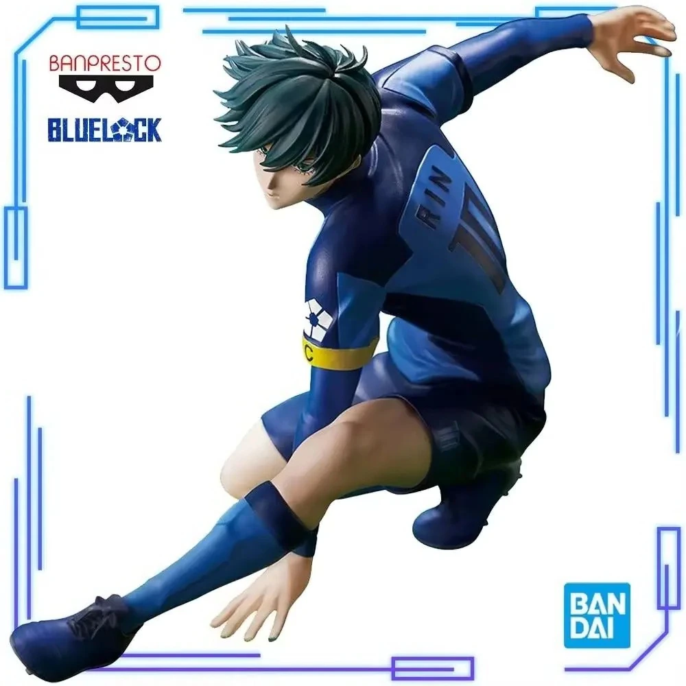 

In Stock Bandai Original Genuine Banpresto TV Anime Blue Rock Rin Itoshi Figure ‘Blue Prison’ 11 Outstanding Figure 16cm Model