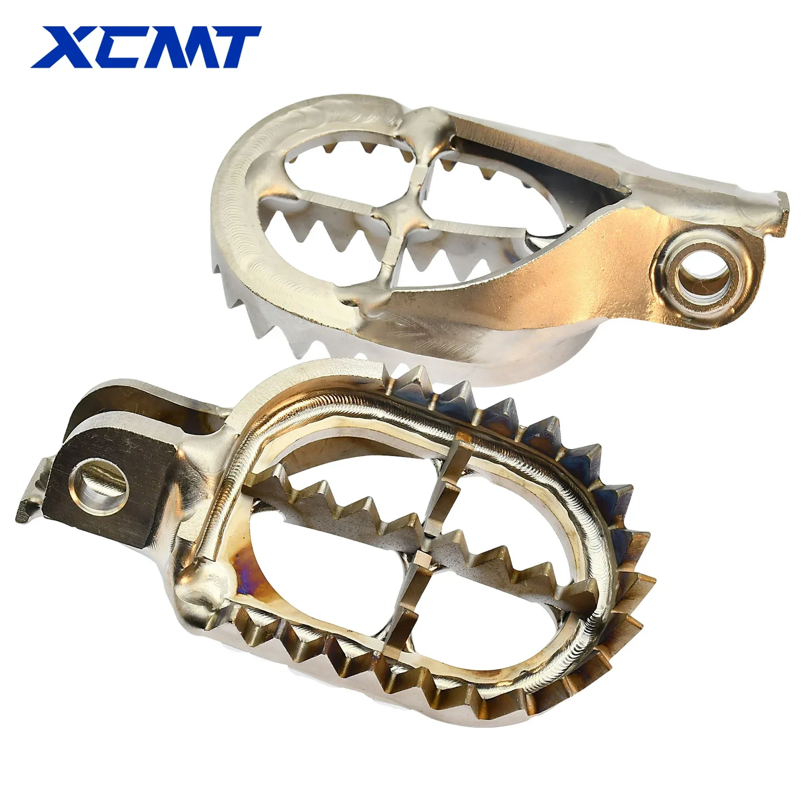 Motorcycle TC4 Titanium Forged Foot Pegs Pedals Rests For KTM SX SX-F EXC EXC-F XC XC-F  XC-W XCF-W 65 85 125 250 350 1998-2016