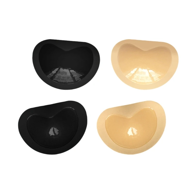 Women's Strapless Bra Inserts With Thick Sponge Padded For Bikini Enhancement Double Sided Adhesive Push Up Insert Pads